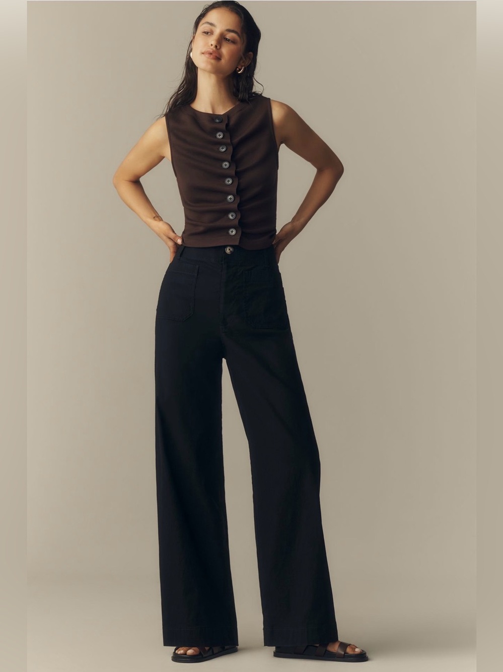 NWOT Anthropologie Maeve Full Length Colette Pants